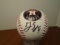 George Springer signed Houston Astros logo Baseball.