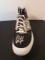 Aaron Judge New York Yankees signed Baseball Spike / Cleat, High Top New Balance white silver black.