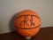 Kyrie Irving of Boston Celtics signed Mini Basketball.