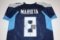 Marcus Mariota signed Tennessee Titans Jersey