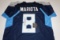 Marcus Mariota signed Tennessee Titans Jersey