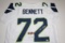 Michael Bennett signed Seattle Seahawks football Jersey.