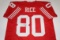 Jerry Rice San Francisco 49ers signed Football Jersey.