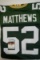 Clay Matthews III Green Bay Packers signed Football Jersey
