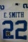 Emmitt Smith NFL Hall of Fame - Dallas Cowboys signed Football jersey.