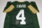 Brett Farve Green Bay Packers signed Football jersey.