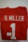 Braxton Miller signed Ohio State University Football jersey.