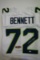 Micahel Bennett signed Seattle Seahawks Football Jersey.