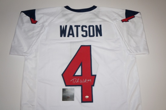 Deshawn Watson signed Houston Texans Jersey.