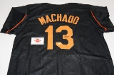 Manny Machado Los Angeles Dodgers signed Baseball Jersey.