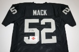Khalil Mack signed Oakland Raiders football jersey