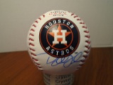 Dallas Keutchel signed Houston Astros logo Baseball.