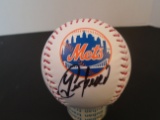 Yoenis Cespedes Signed New York Mets Logo Rawlings Baseball