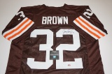 Jim Brown NFL Hall of Fame - signed Cleveland Browns football Jersey