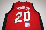 Justise Winslow signed Miami Heat Jersey.