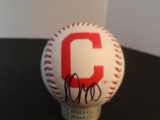 Andrew Miller Cleveland Indians signed Logo Rawlings Baseball