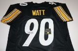 TJ Watt Pittsburgh Steelers signed Football Jersey.
