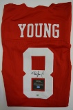 Steve Young - NFL Hall of Fame - Signed San Francisco 49ers Football jersey.