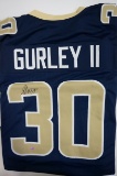 Todd Gurley II Los Angeles Rams signed Football jersey