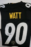 TJ Watt Pittsburgh Steelers signed Football Jersey.