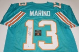 Dan Marino - NFL Hall of Fame - Miami Dolphins signed Football Jersey.
