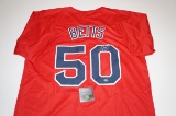Mookie Betts Boston Red Sox signed Baseball jersey.