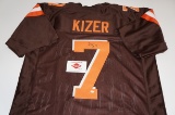 DeShone Allen Kizer Cleveland Browns signed Football Jersey.