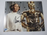 Carrie Fisher Hand Signed Autographed 8x10 Photo Certified COA