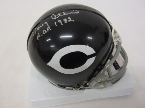 Doug Atkins Chicago Bears Signed Autographed Mini Helmet w/ HOF Inscription Certified CoA JSA