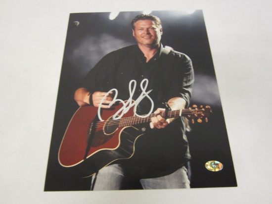 Blake Shelton Signed Autographed 8x10 Photo Certified CoA