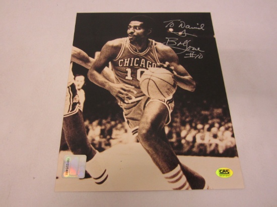Bob Love Chicago Bulls Signed Autographed 8x10 Photo Certified CoA