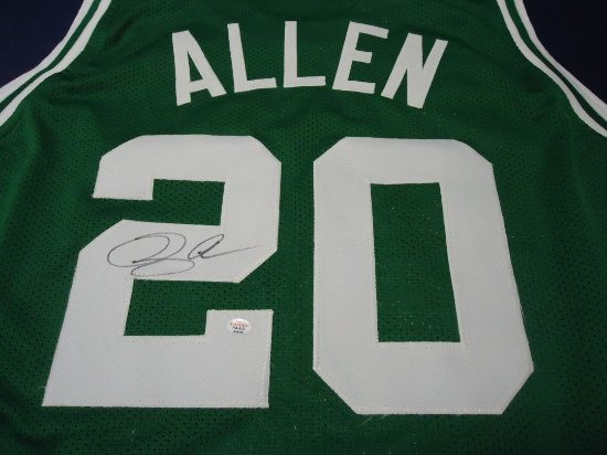 Ray Allen Boston Celtics Signed green basketball jersey Certified COA 670