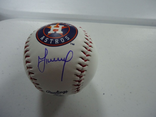 Jose Altuve Houston Astros Signed autographed Rawlings logo baseball Certified COA 330