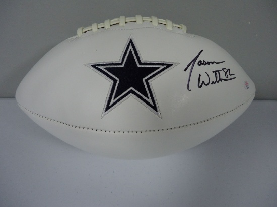 Jason Witten Dallas Cowboys Signed autographed full size logo football Certified COA 176