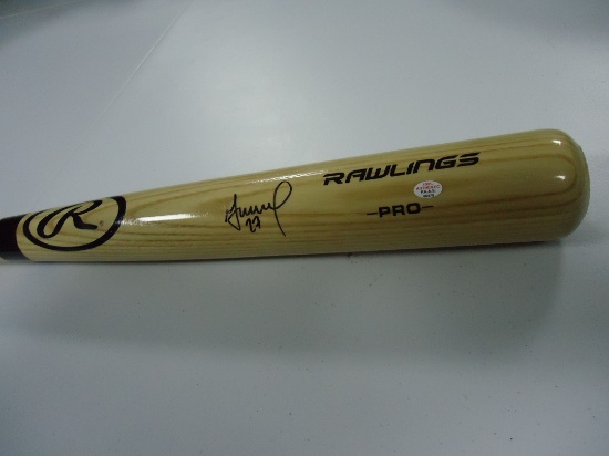Jose Altuve Houston Astros signed full size blonde baseball bat Certified COA 479