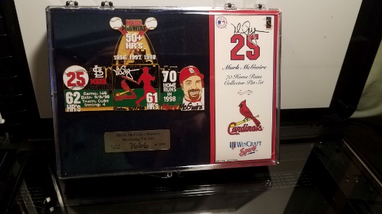 MARK MCGWIRE LIMITED EDITION HR PIN SET