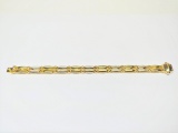 Designer Chimento 18k Yellow Gold Diamond Bracelet Approx 1.50 TCW Retail Price $12k