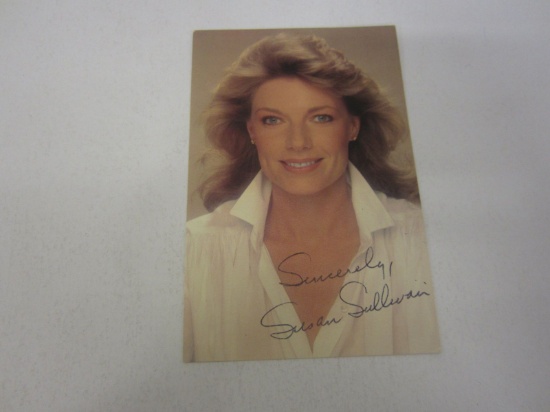 Susan Sullivan Another World Soap Opera signed 3x5 color photo Certified COA