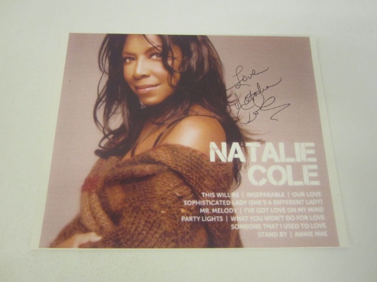 Natalie Cole Singer Actress signed autographed 8x10 color photo Certified COA
