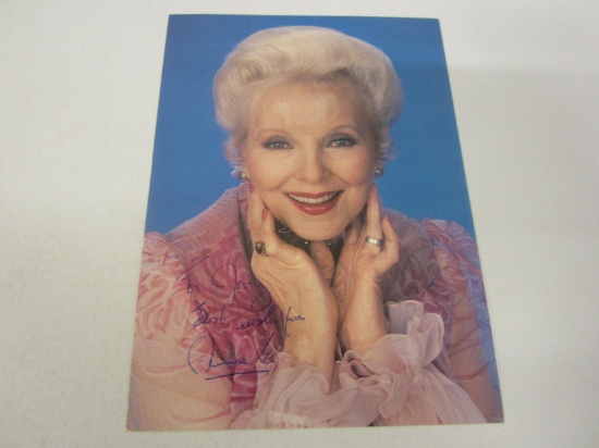 Anna Lee Sound of Music signed autographed 4 x 6 color photo Certified COA