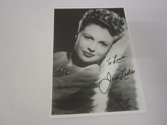 Joan Leslie Yankee Doodle Dandy signed autographed 5x7 b&w photo Certified COA