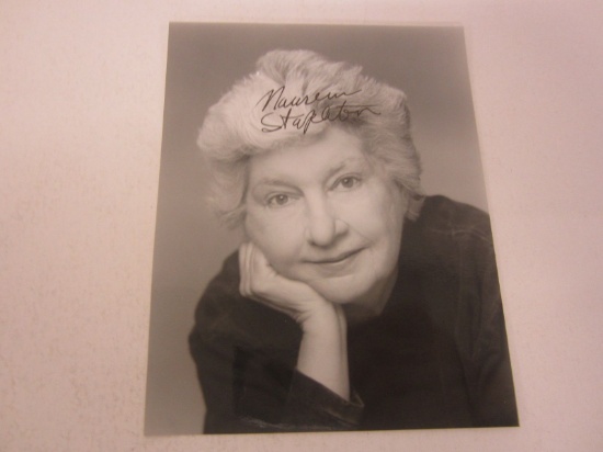 Maureen Stapleton Cocoon signed 3x5 black & white photo Certified COA