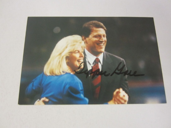 Tipper Gore signed autographed 4x6 color photo Certified COA