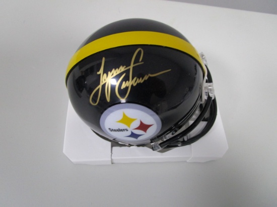 Lynn Swann of the Pittsburgh Steelers Autographed mini football helmet Certified COA 418