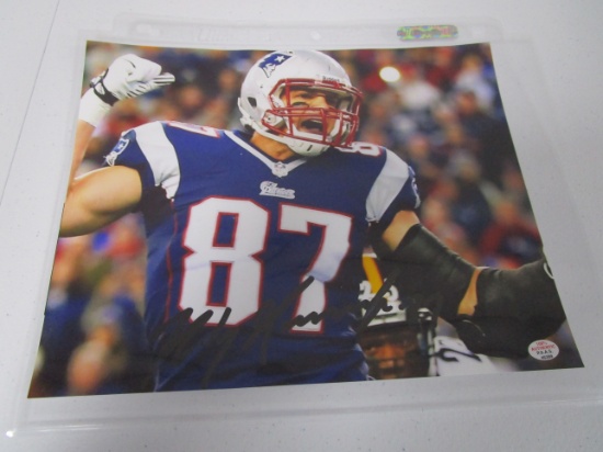 Rob Gronkowski of the New England Patriots autographed 8x10 photo Certified COA 389