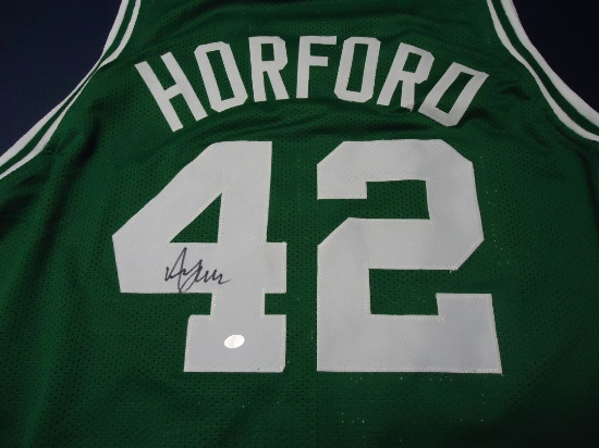 Al Horford of the Boston Celtics Signed Autographed green basketball jersey Certified COA 567