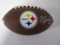 JuJu Smith Schuster of the Pittsburgh Steelers autographed mini logo football Certified COA 451