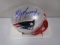 Rob Gronkowski of the New England Patriots signed mini football helmet Certified COA 118