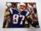 Rob Gronkowski of the New England Patriots signed 8x10 color photo Certified COA 402