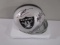 Derek Carr Marshawn Lynch of the Oakland Raiders signed mini football helmet Certified COA 662